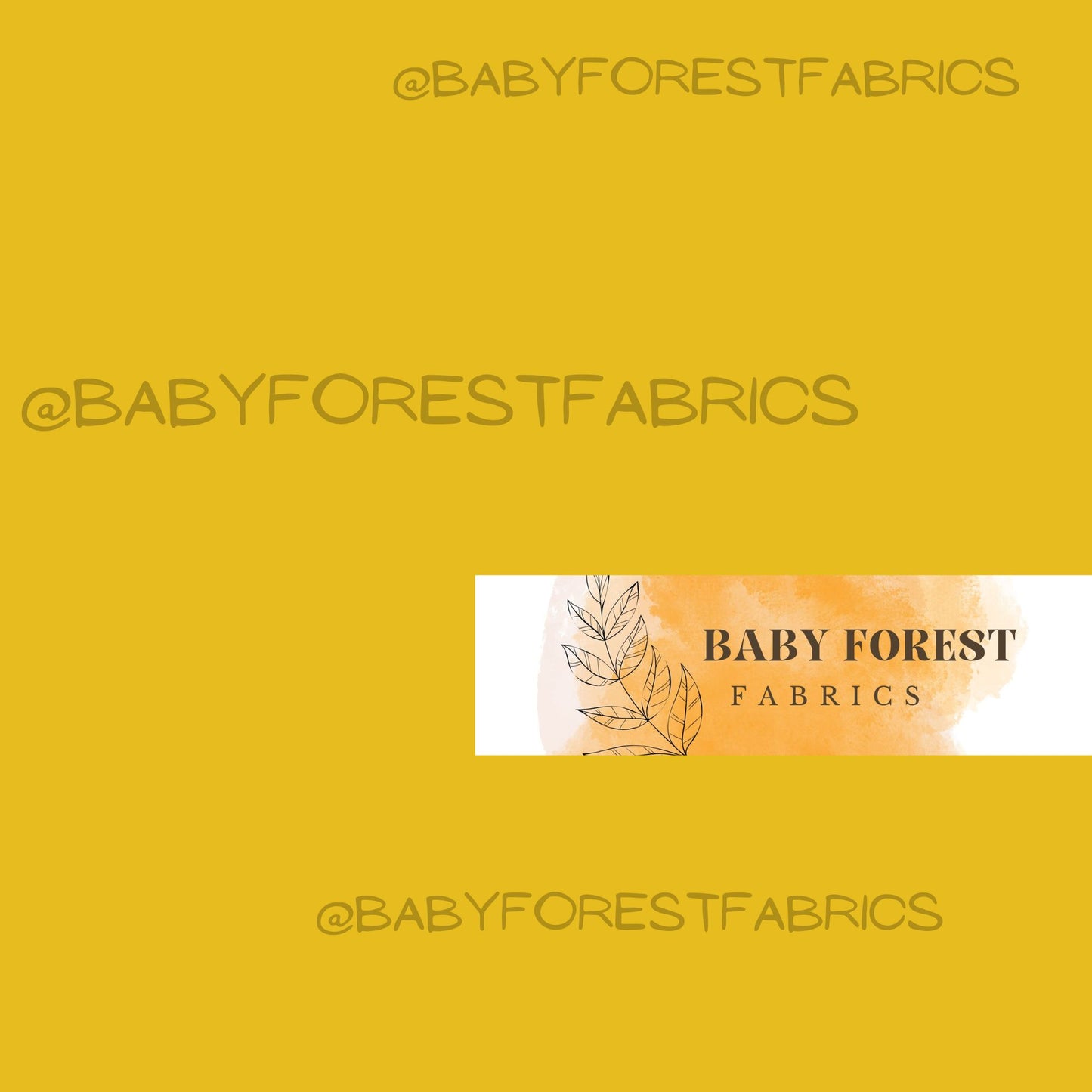 Bright colour block Yellow Solid