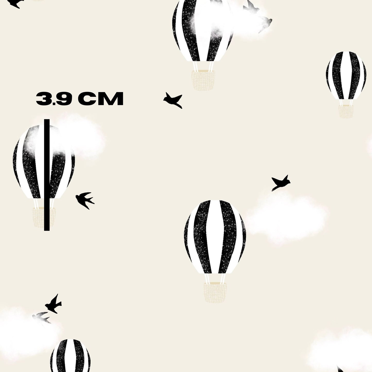 Black stripe balloon