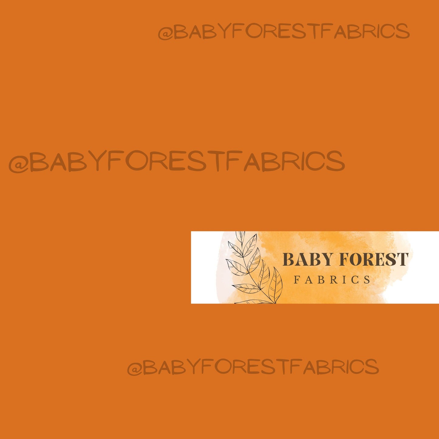 Bright colour block Orange Solid