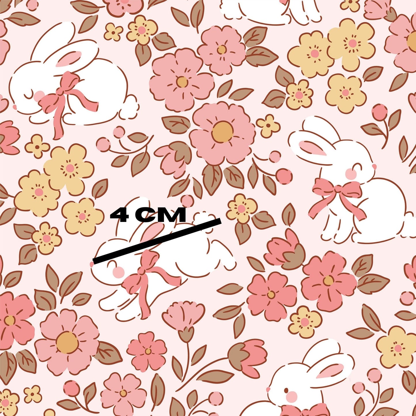 Baby floral bunny