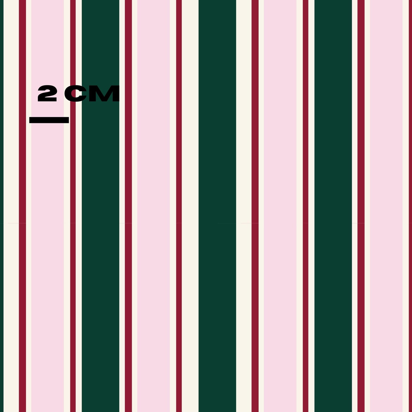 Christmas pink and green stripes