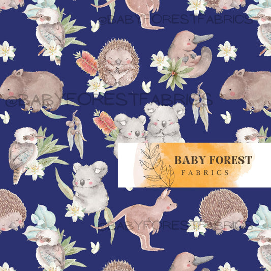 Navy blue bush friends