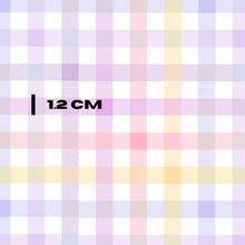 Load image into Gallery viewer, Purple rainbow gingham
