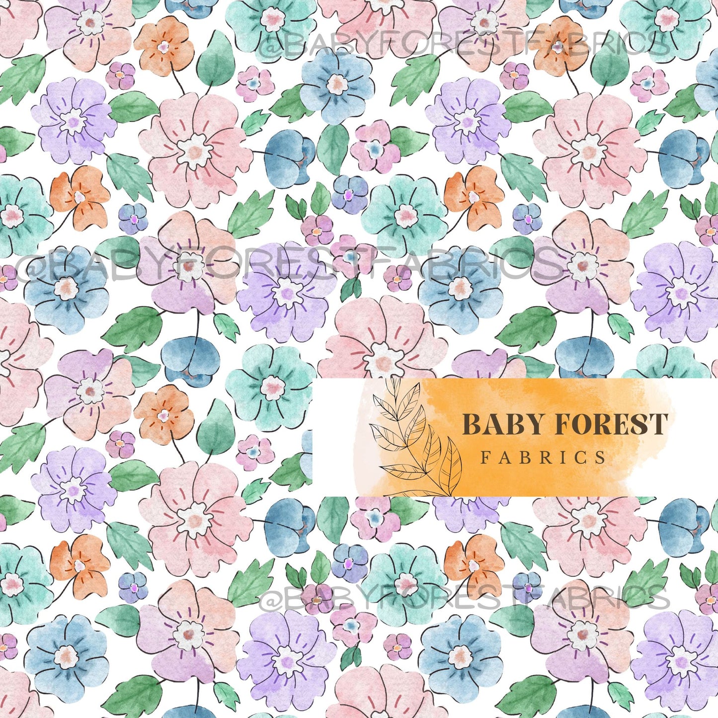 Purple Delicate Florals