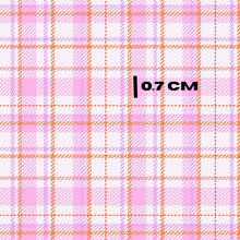 Load image into Gallery viewer, plaid pink lilac peach
