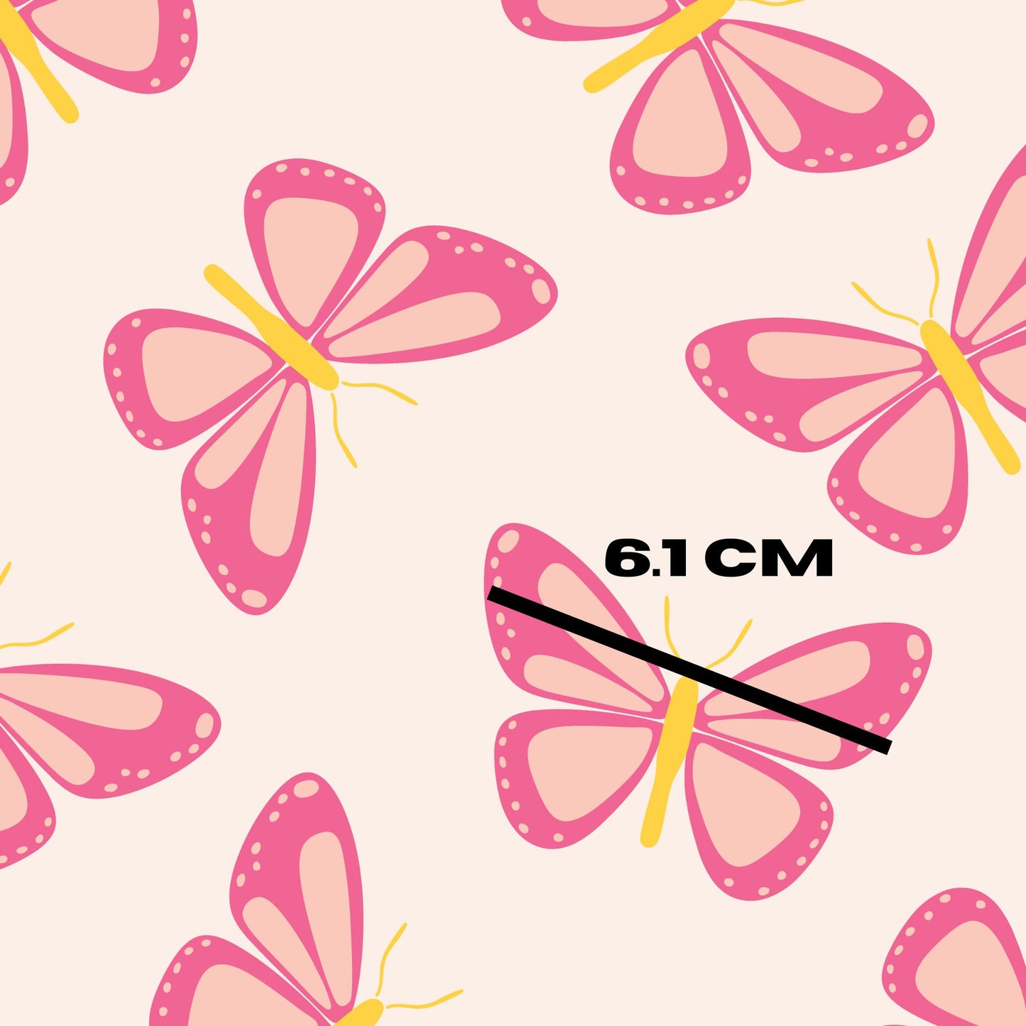 Pink Spring Butterflies by Pruemelaniedesign