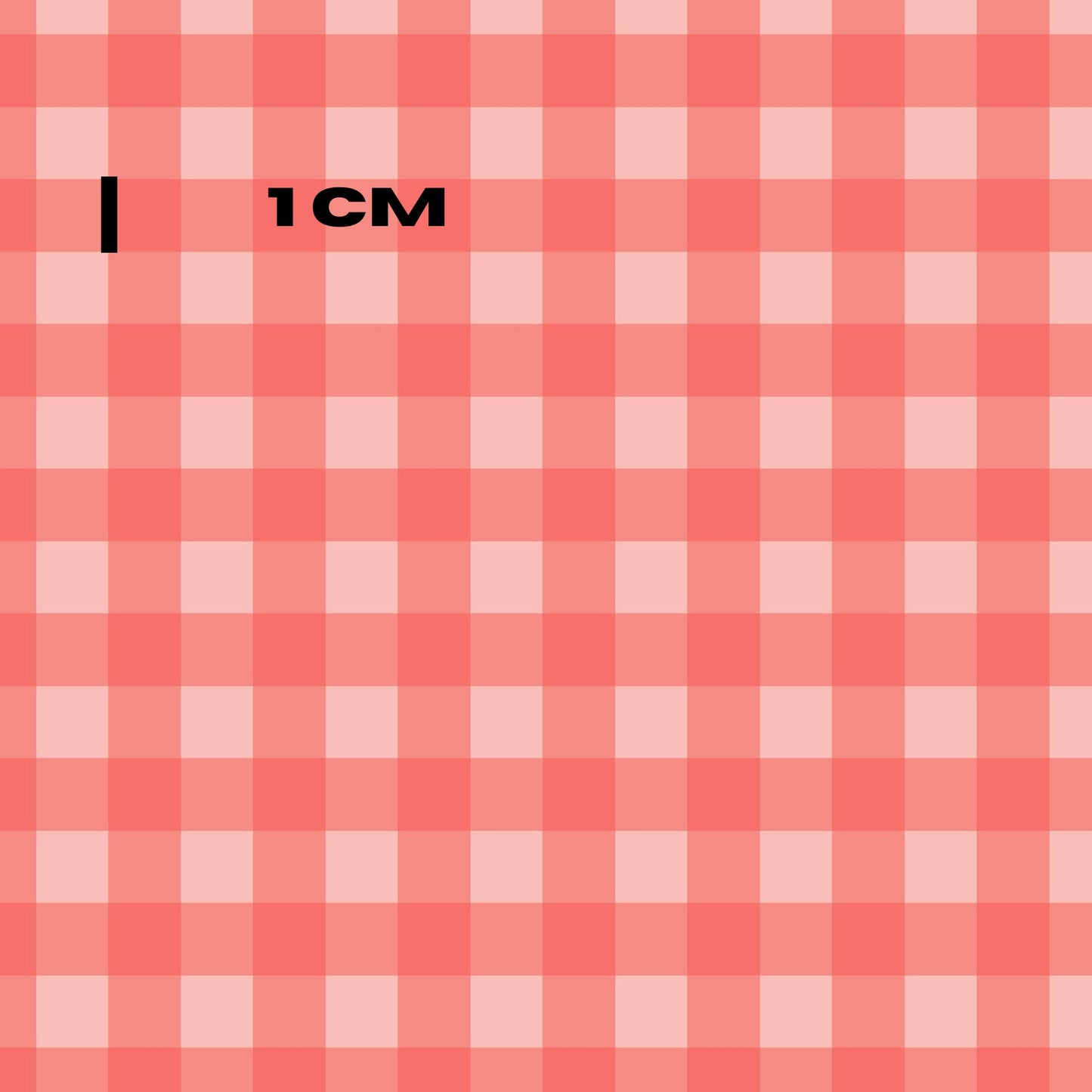 Strawberry pink gingham