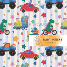 Load image into Gallery viewer, Retro travel dino stripe
