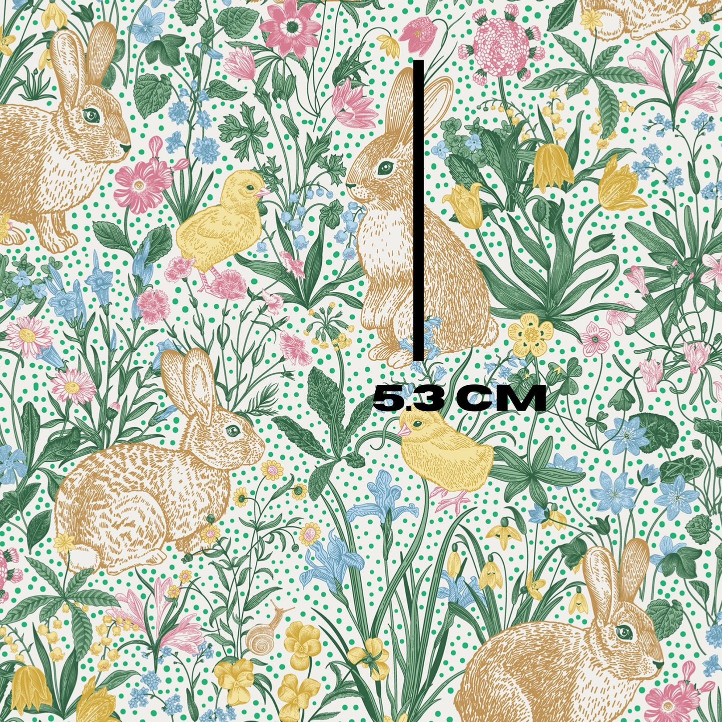 Ducks and bunnies in the garden