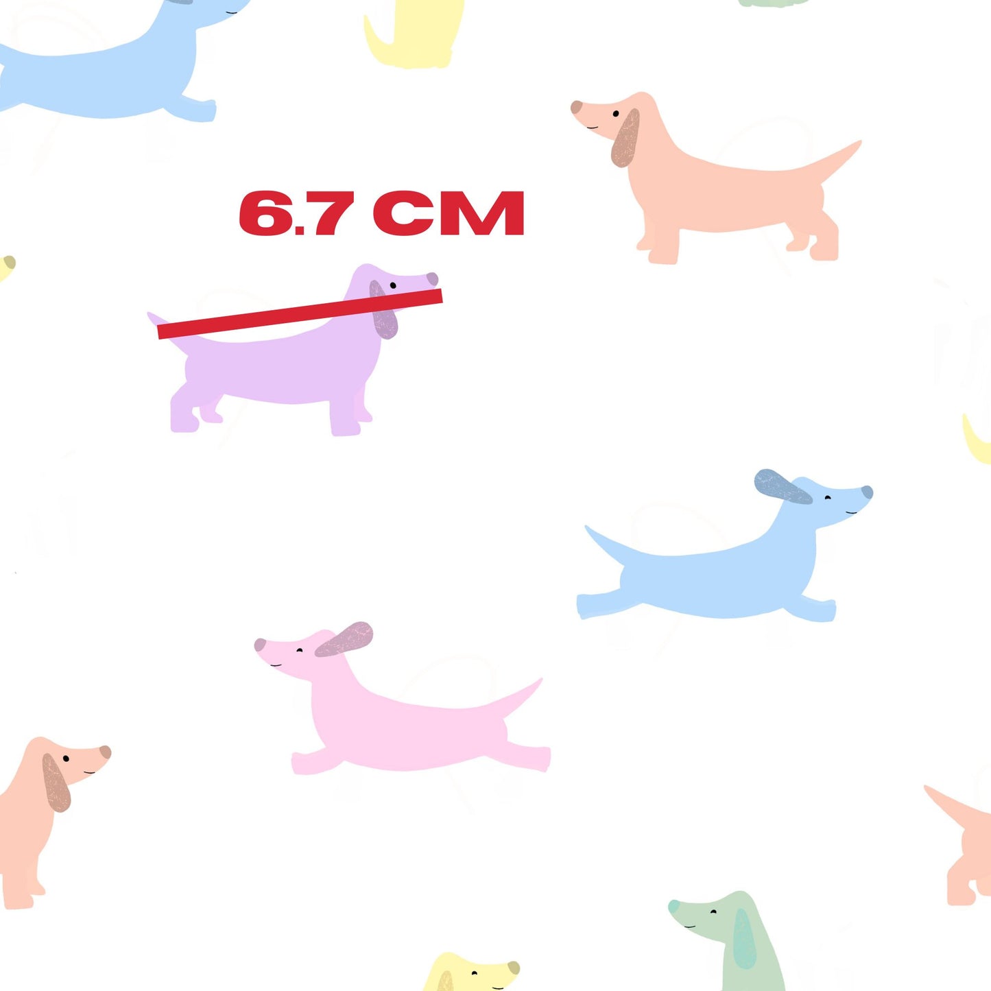Cute Pastel Dachshund Dogs Hannah