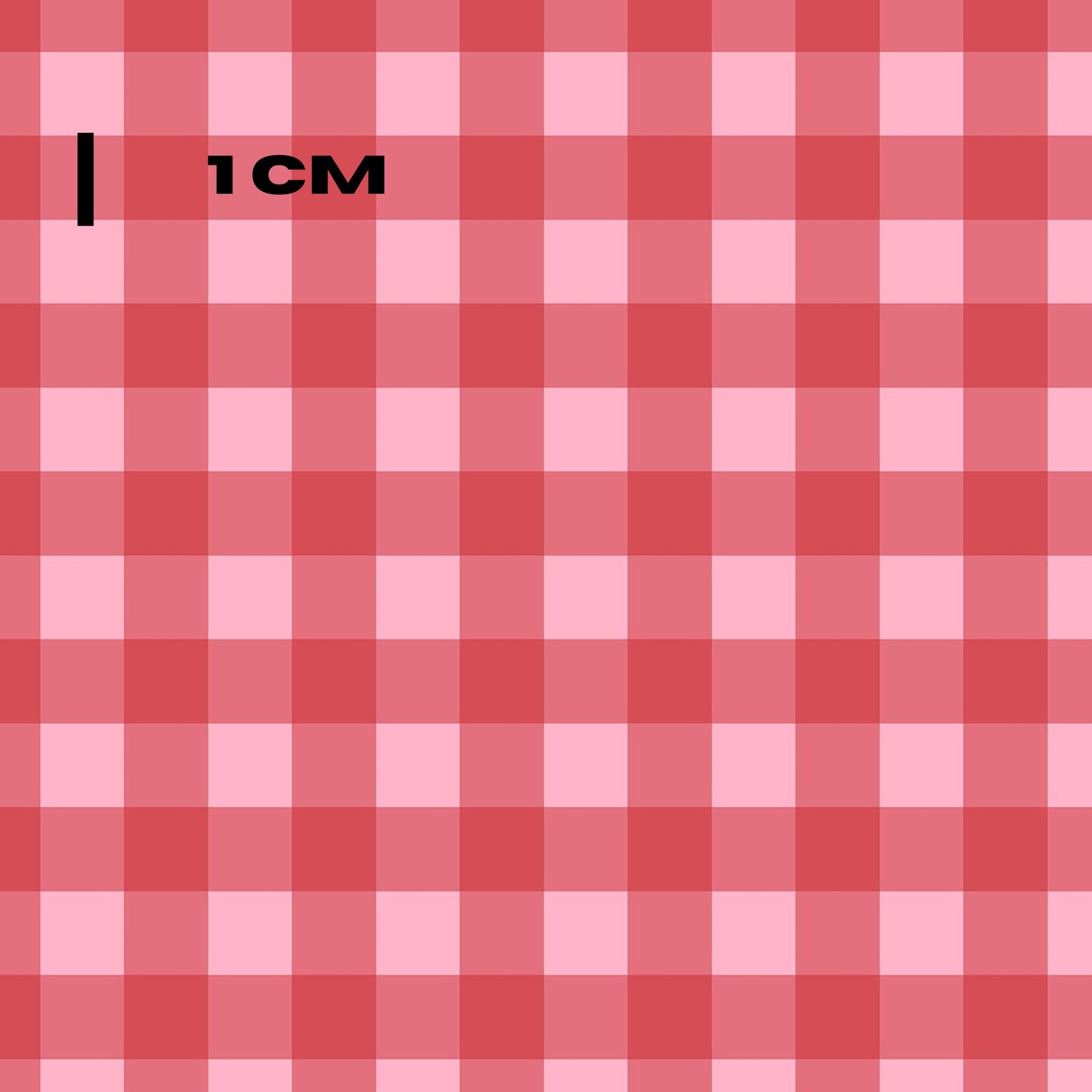 Yellow pink gingham