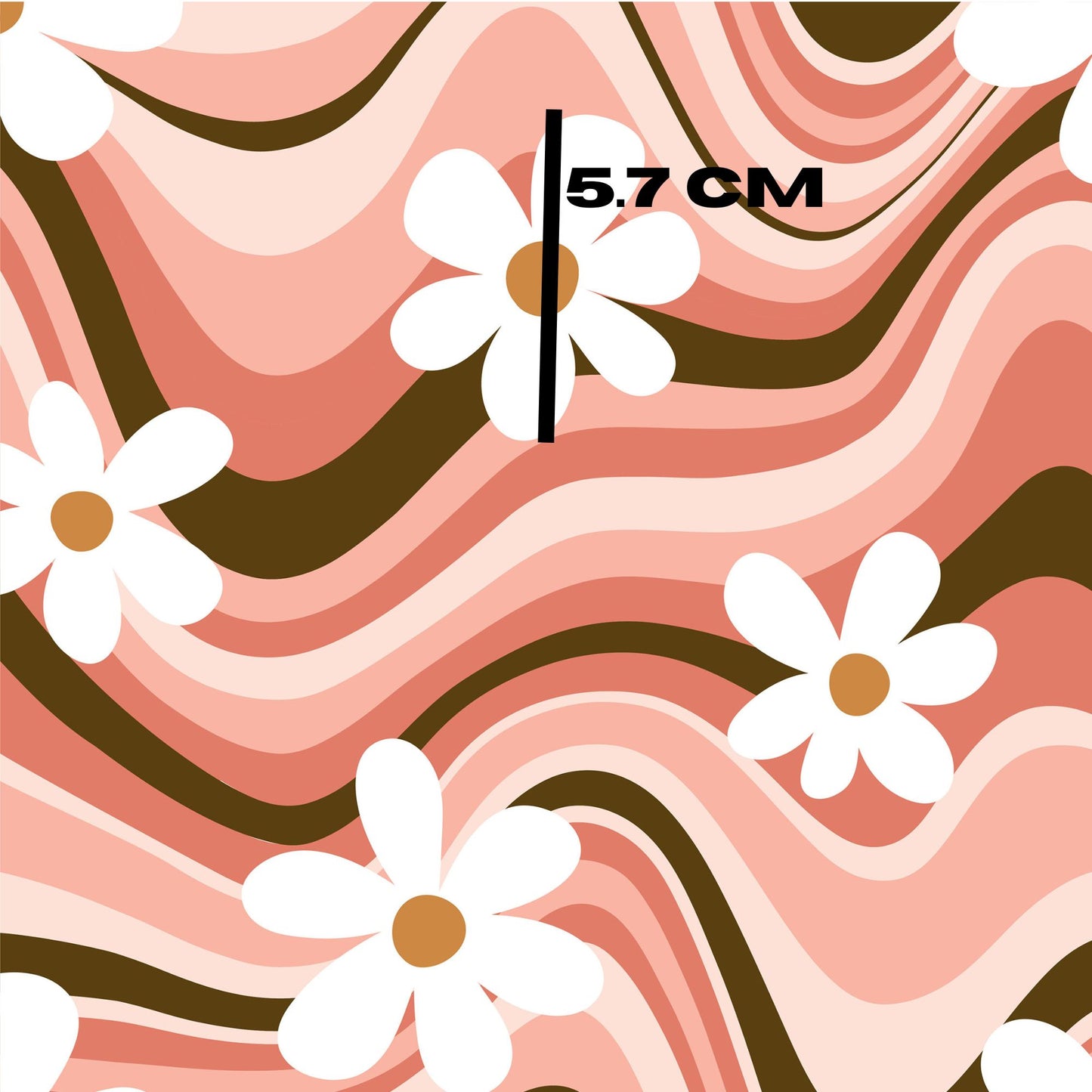Pink brown swirl