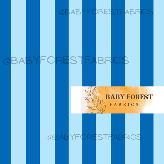 Fresh blue stripes