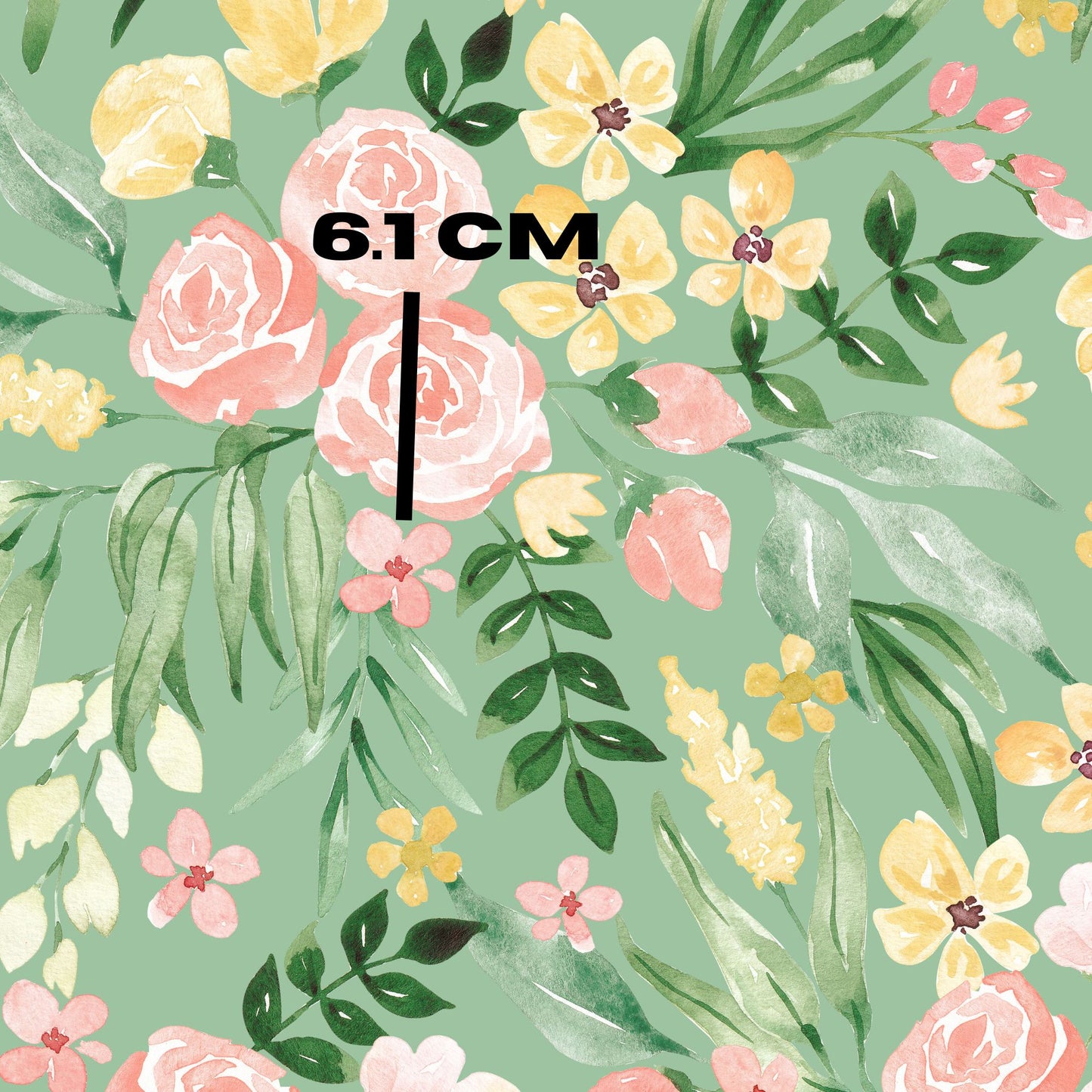 Summer bloom on green