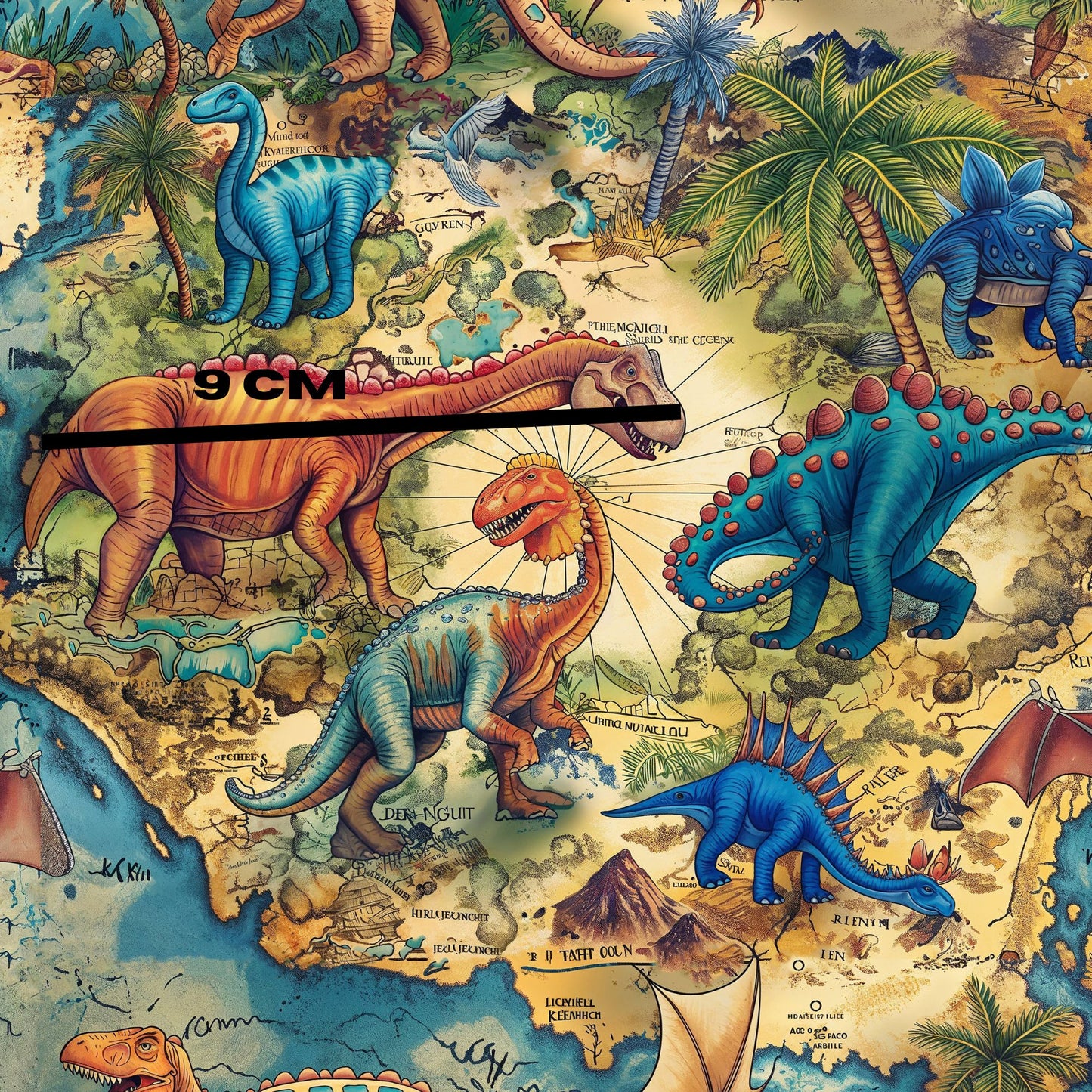 Dino World Map