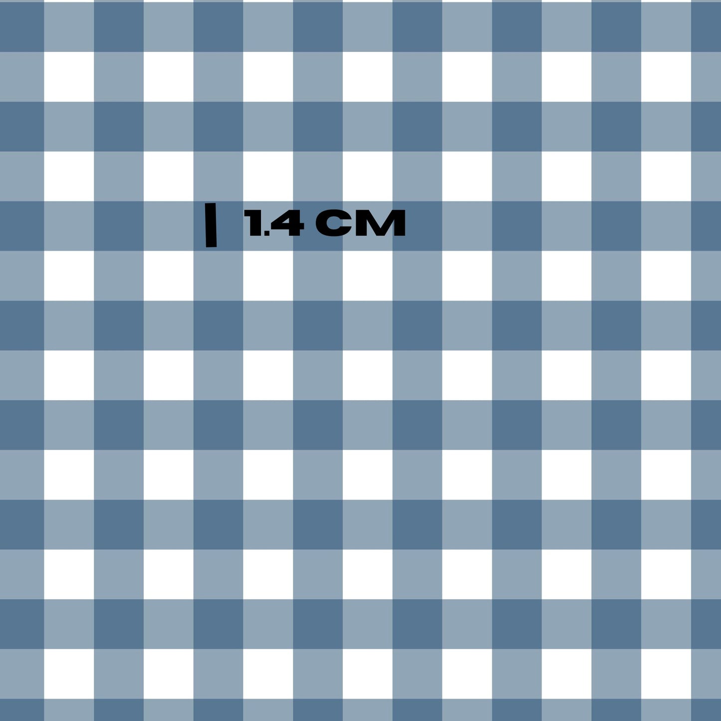 Dark Navy blue gingham