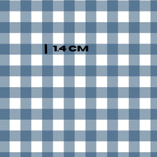 Load image into Gallery viewer, Dark Navy blue gingham
