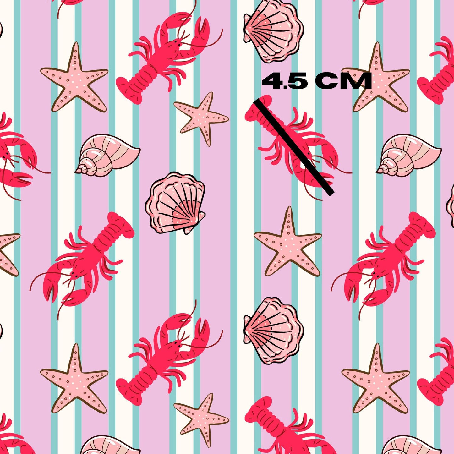 Lobster Stripe Pink