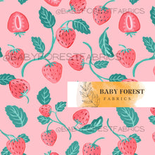 Load image into Gallery viewer, Sweet Strawberries pink DesignWithVi
