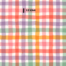 Load image into Gallery viewer, Dark rainbow check plaid
