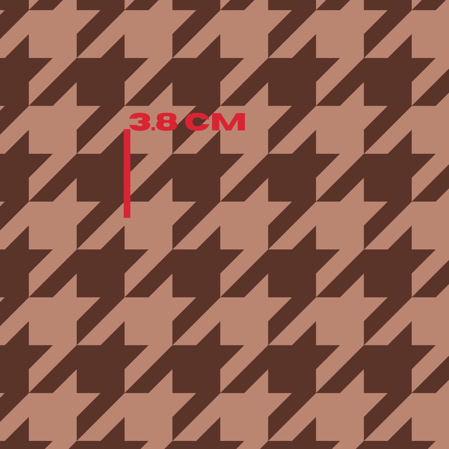 Rust houndstooth
