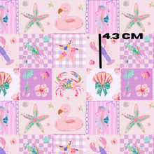 Load image into Gallery viewer, Pink purple ocean patchwork
