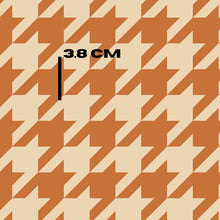 Load image into Gallery viewer, ochre houndstooth
