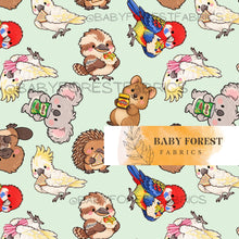 Load image into Gallery viewer, Aussie foodie friends light mint
