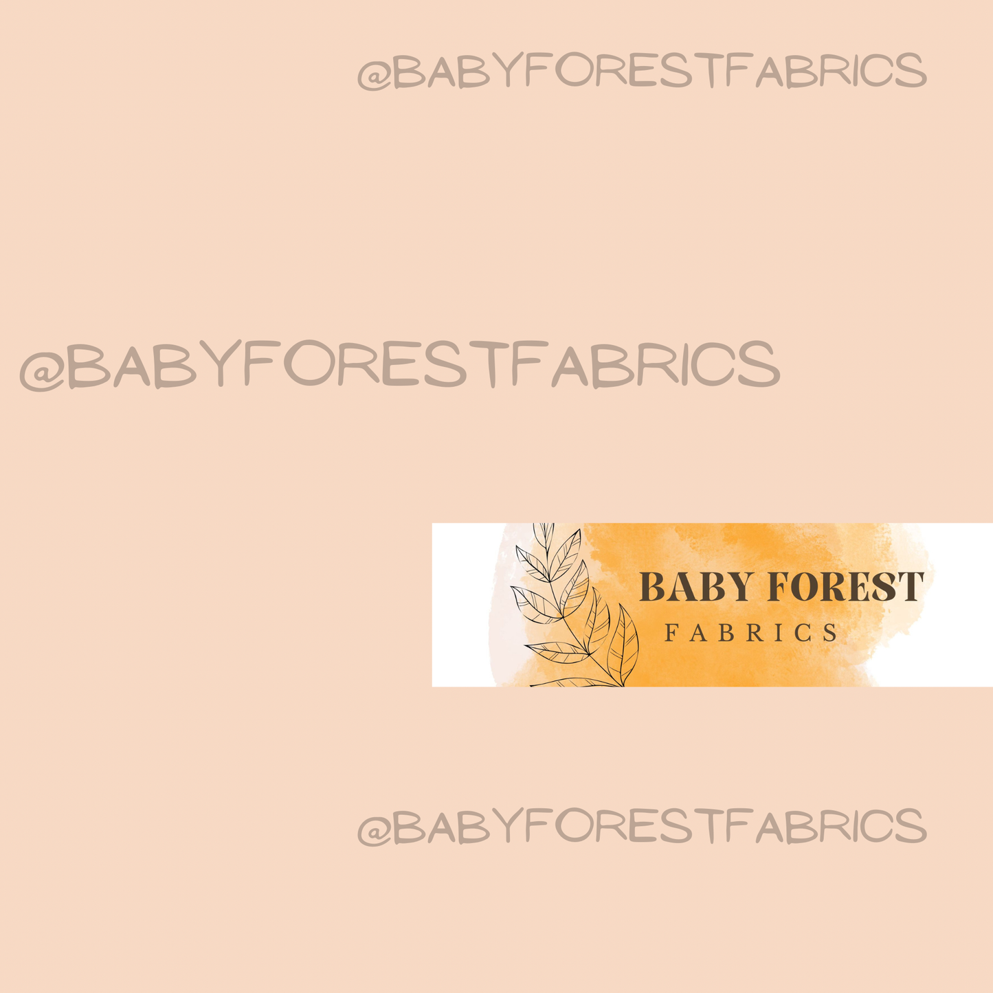 Soft peach solid Pastel rainbow