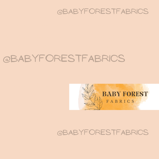 Soft peach solid Pastel rainbow