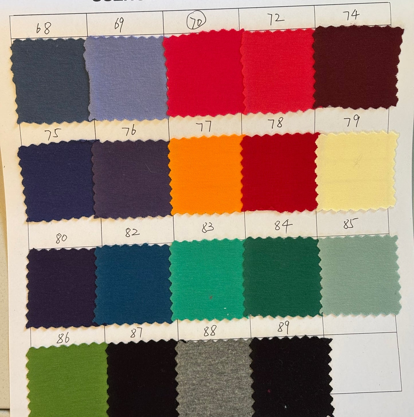 Solid Cotton Lycra - PRE ORDER