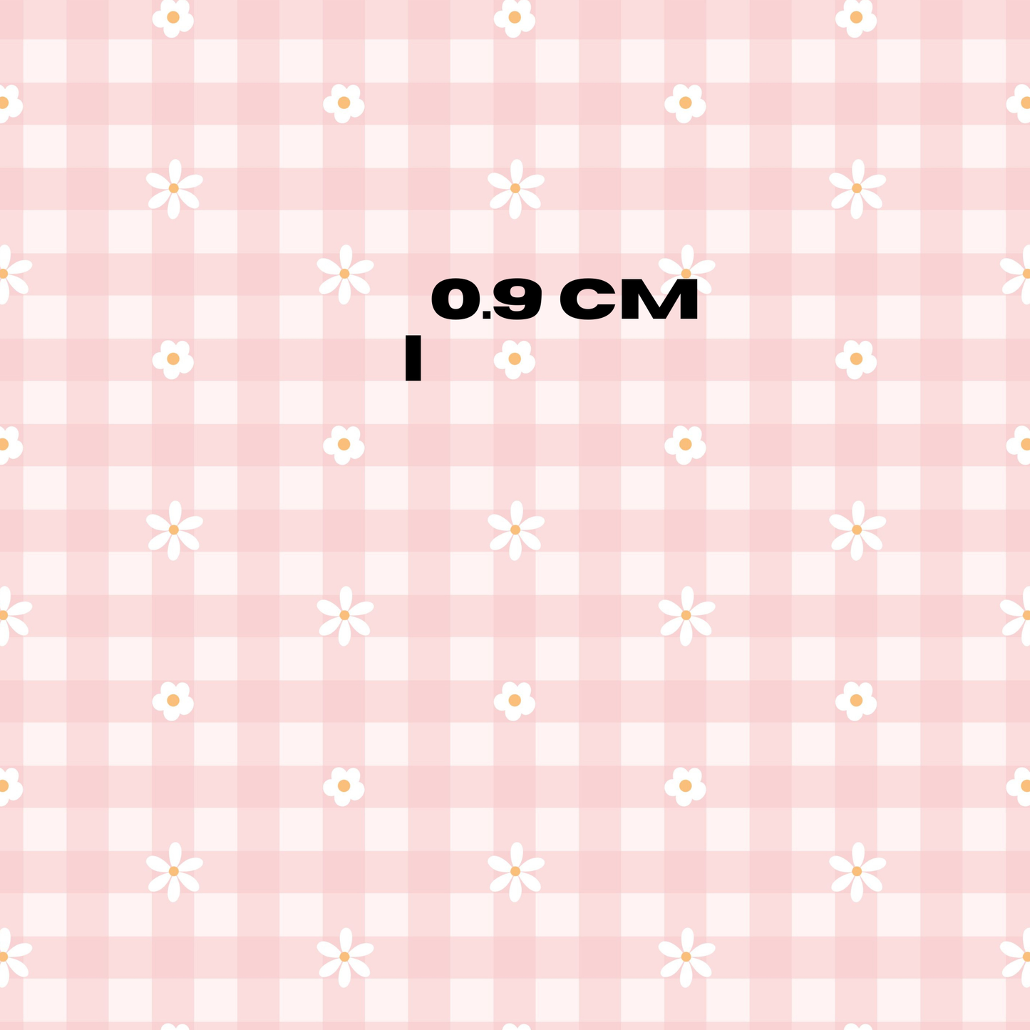Whimsy daisy pink gingham
