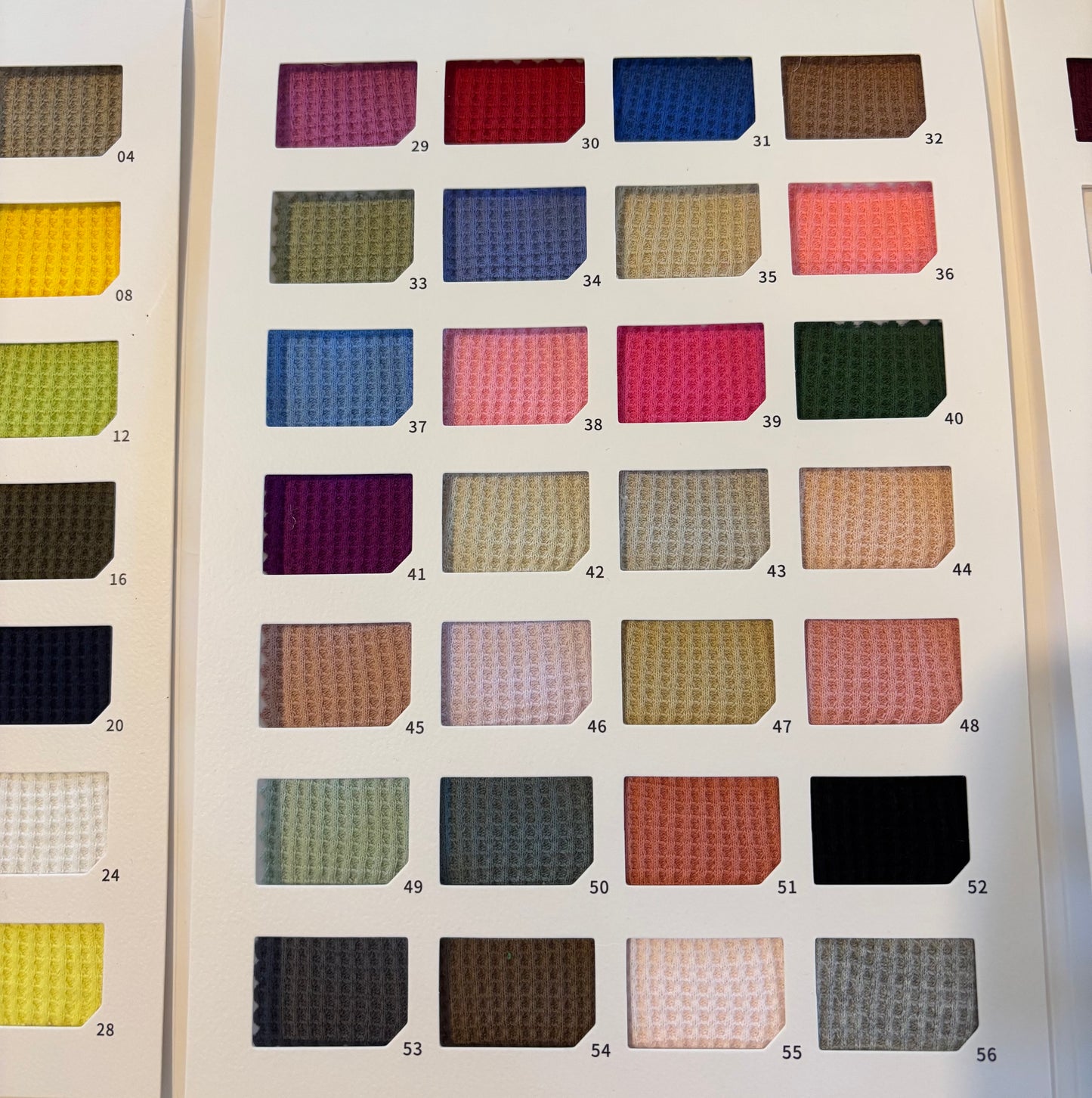 NEW Solid Waffle 100% cotton 230 gsm - PRE ORDER