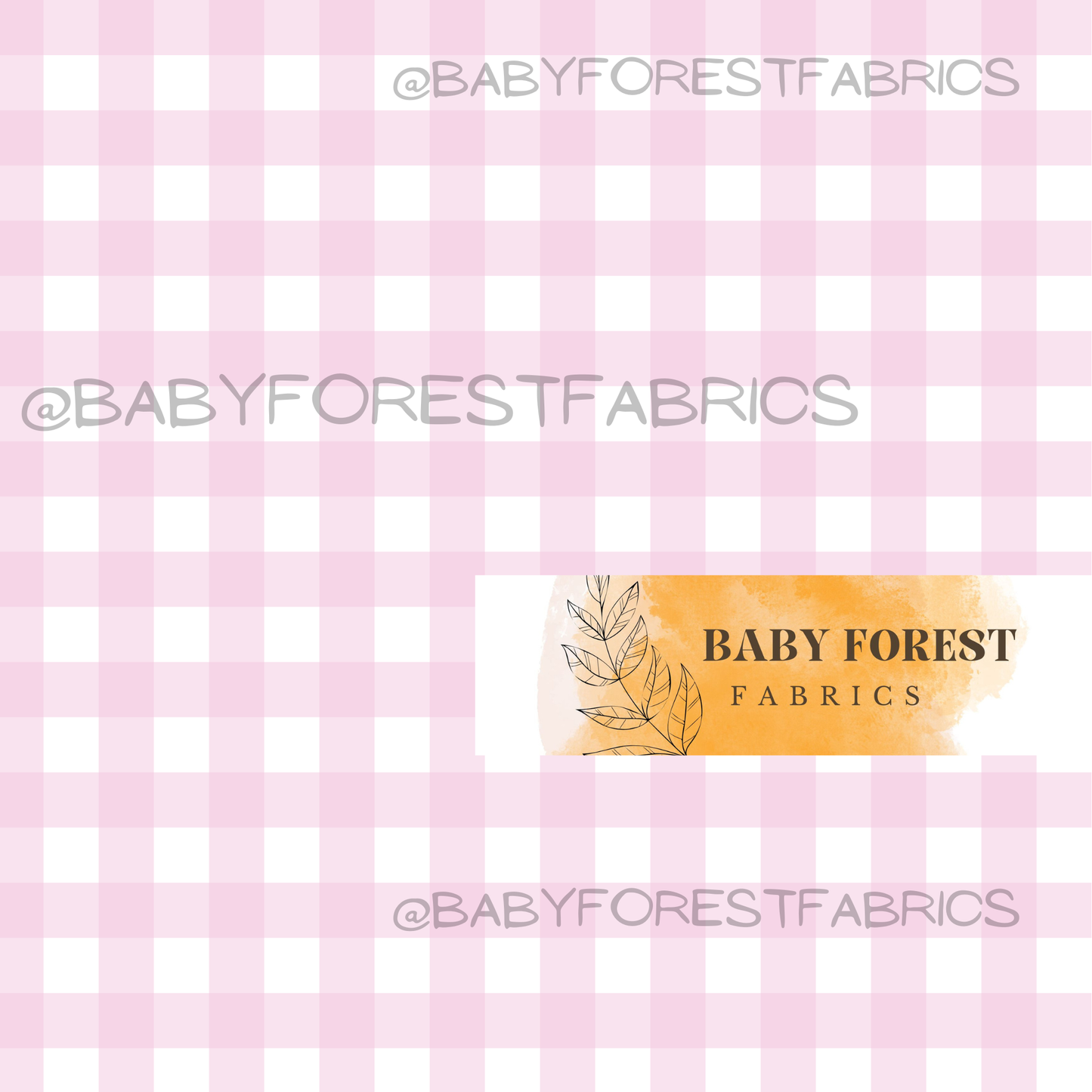 Soft pink gingham Pastel rainbow
