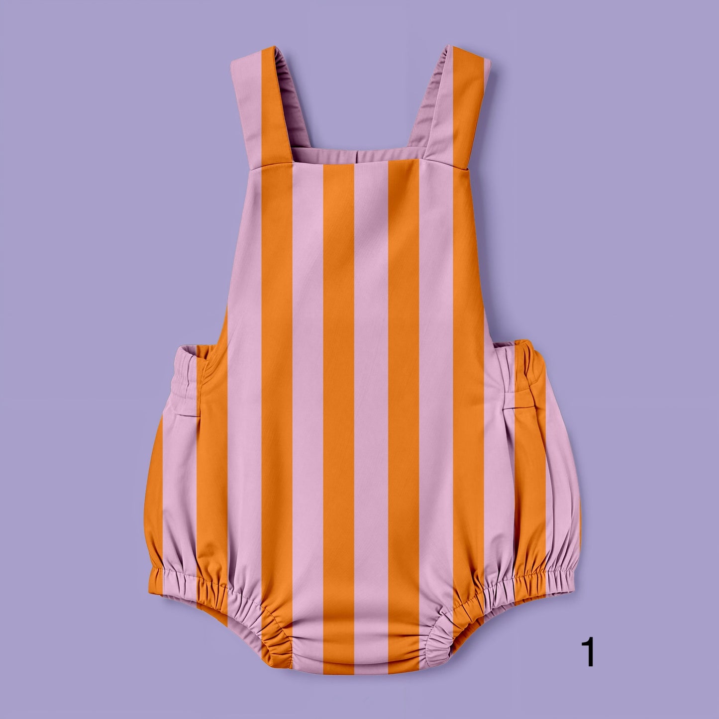 Orange purple stripes