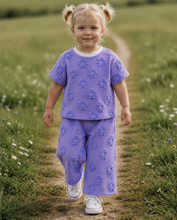 Load image into Gallery viewer, Cornflower blue daisy jacquard
