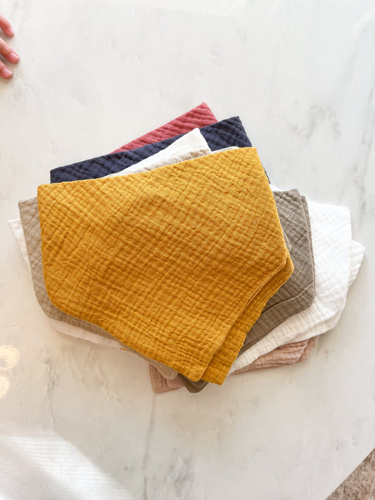 Cotton Muslin bibs