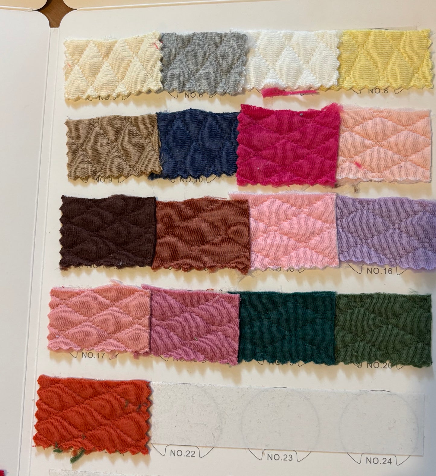 Pre order Cotton quilted fabric