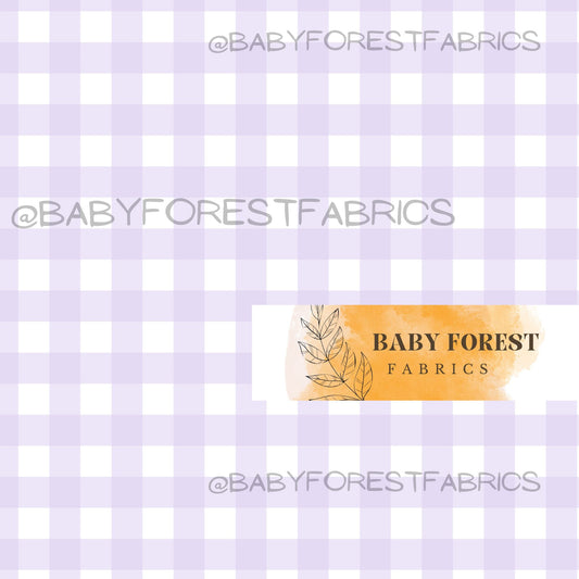 Soft liliac gingham Pastel rainbow