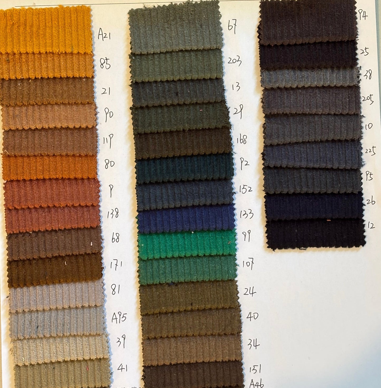Solid cotton corduroy- PRE ORDER