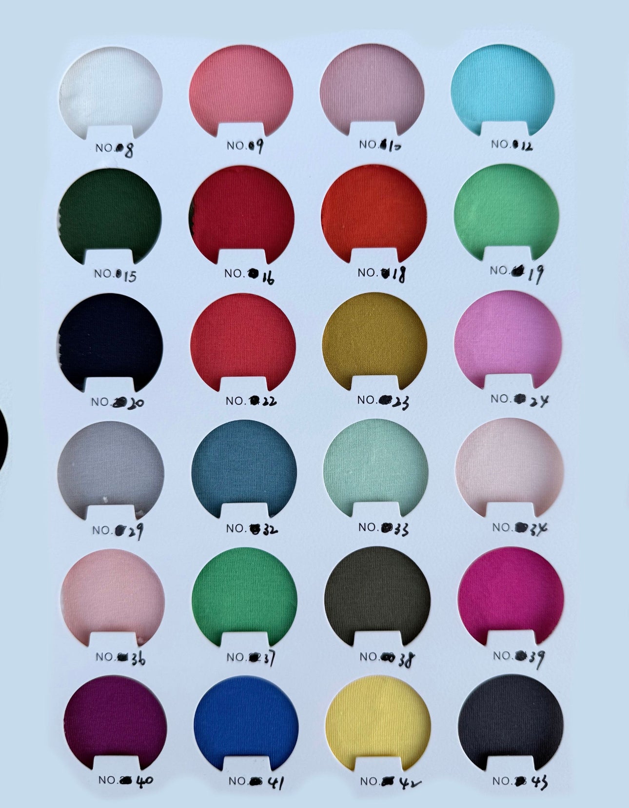 Solid Cotton Lycra - PRE ORDER
