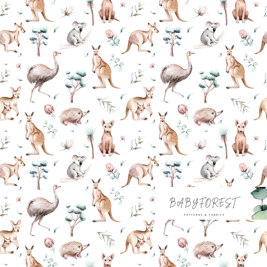 Australia: Australian Animals Fabric