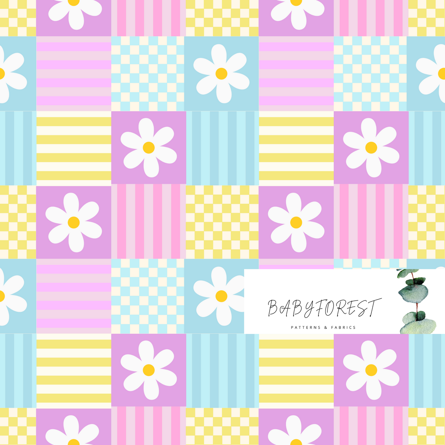 Retro daisy checks