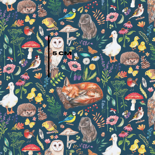 Woodland meadow navy