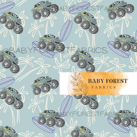 monster truck surf blue