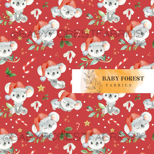 Christmas Koala red