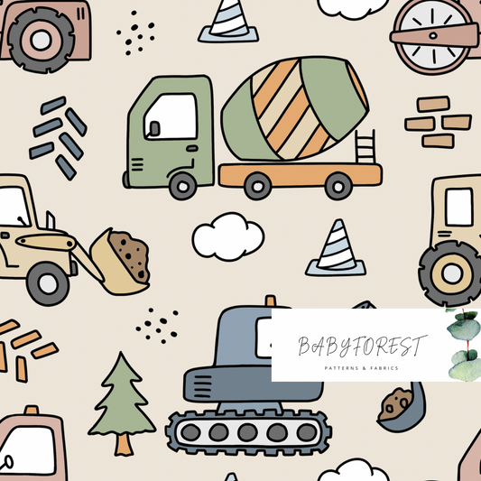 Colourful construction