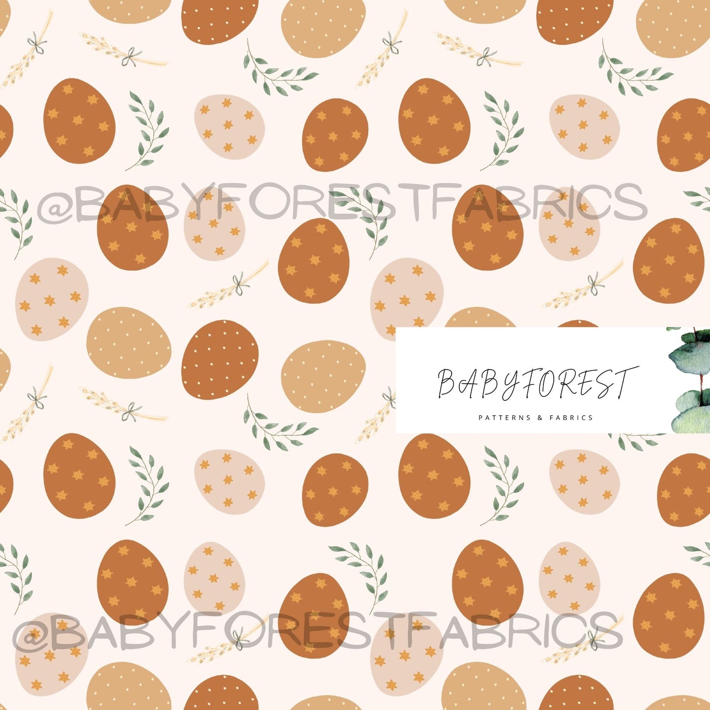 Boho Easter eggs