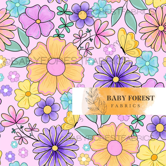 Vibrant floral summer