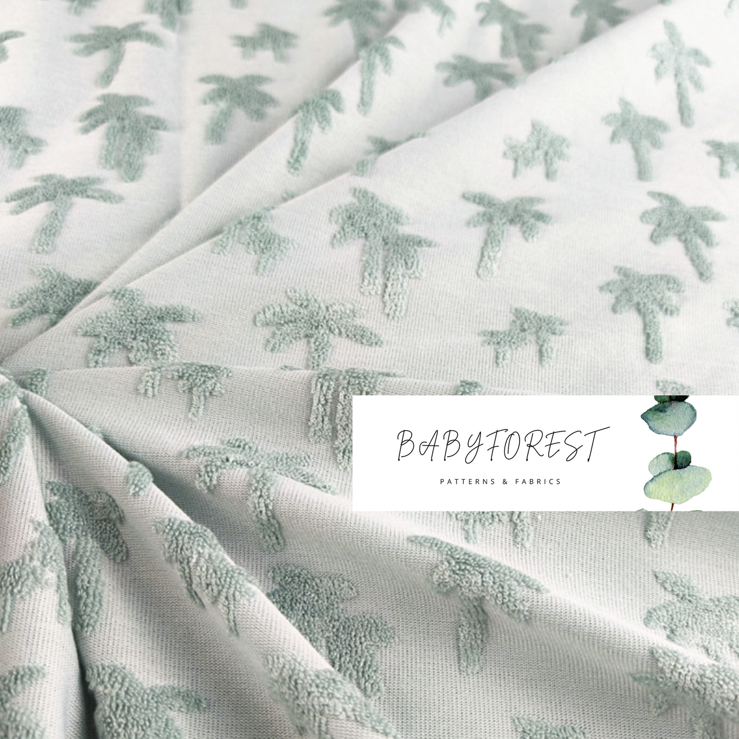 Palm- Jacquard terry towel fabric